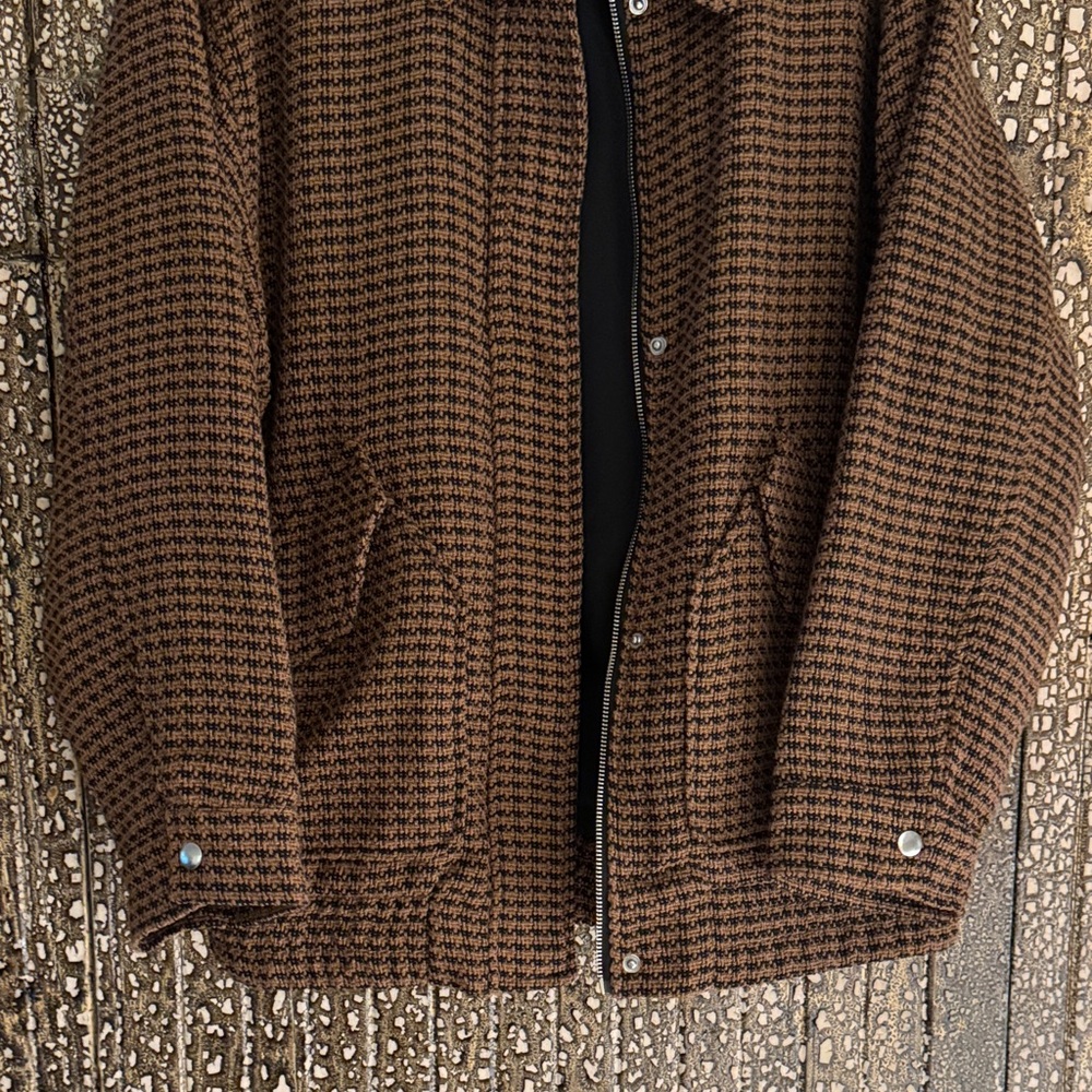 Universal Thread Brown And Black Houndstooth Blaz… - image 5